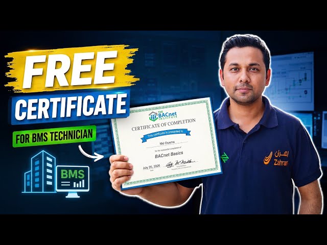 FREE BMS Certificate 🔥 | Free Course for BMS Operators & BMS Technicians