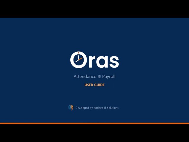 Oras Attendance & Payroll User Guide