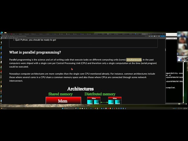 Lecture 1: parallel programming and Python