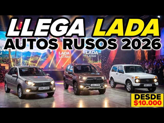 😱 CONFIRMED: LADA arrives in 2026 with 10 cars that will DESTROY Chinese prices