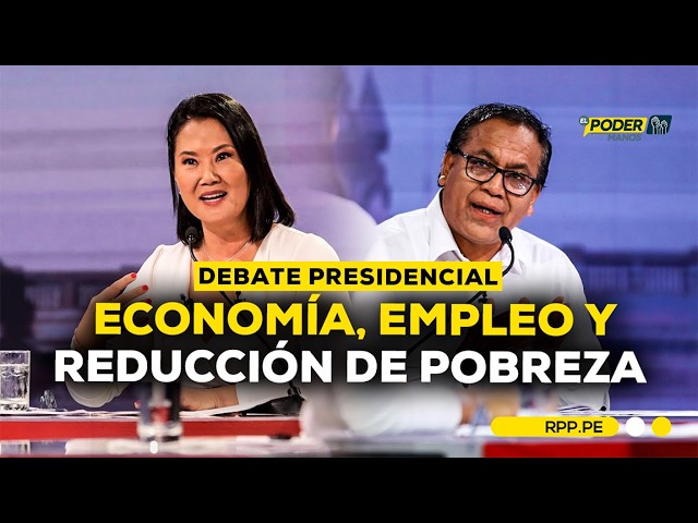Keiko Fujimori vs Roberto Sánchez: DEBATE on the economy, employment and poverty reduction