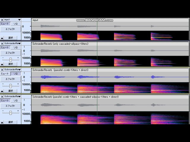 Demo of Schroeder Reverberator implemented in Python