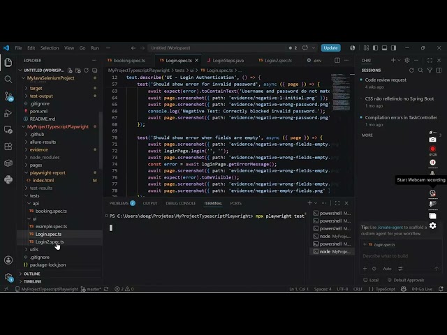Software Enginner in Test Automated and Unit Test Crud Operations Java Selenium TypreScript Playwrig