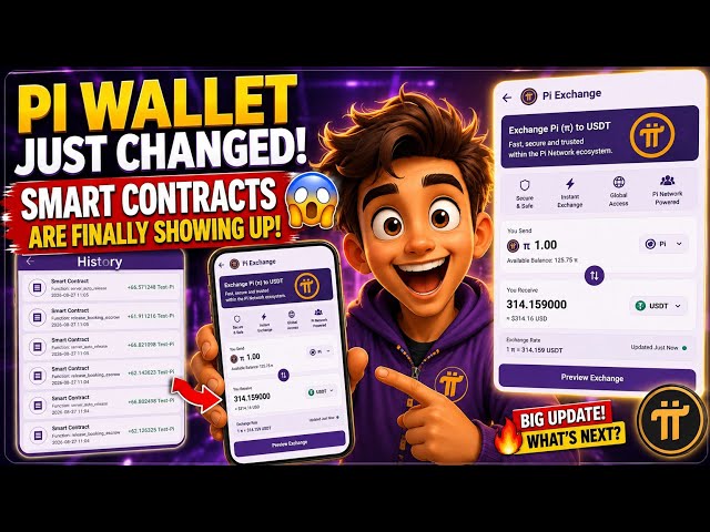 🔥 PI WALLET JUST CHANGED! 😱 SMART CONTRACTS ARE FINALLY SHOWING UP!