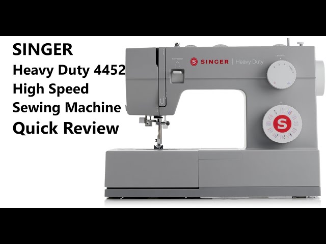 Singer Heavy Duty 4452 High Speed Sewing Machine Quick Review