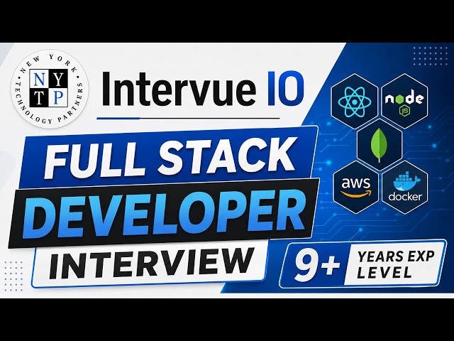 New York Technology Partners Inc., || Intervue.io || L1 Interview | Full Stack Developer | Screening