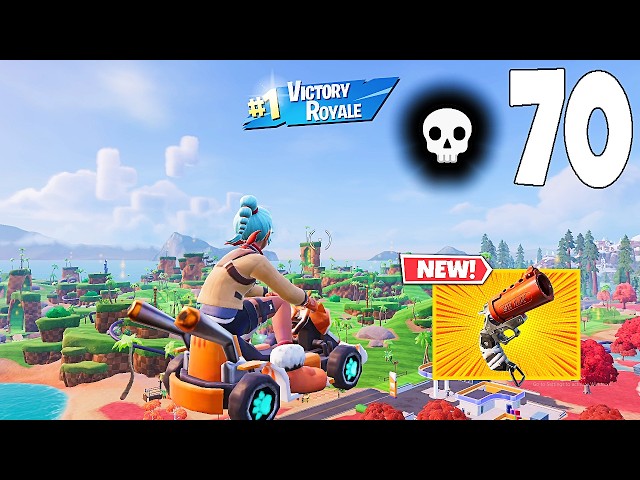 70 Elimination Solo Vs Squads "Zero Build" Gameplay Wins (NEW! Fortnite Chapter 7 Season 4 PC)