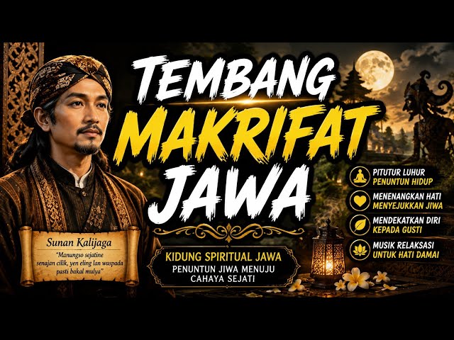 Tembang Makrifat Jawa | Kidung Spiritual Penuntun Jiwa Menuju Cahaya Sejati