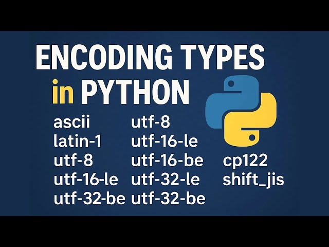 Python - Different character encodings