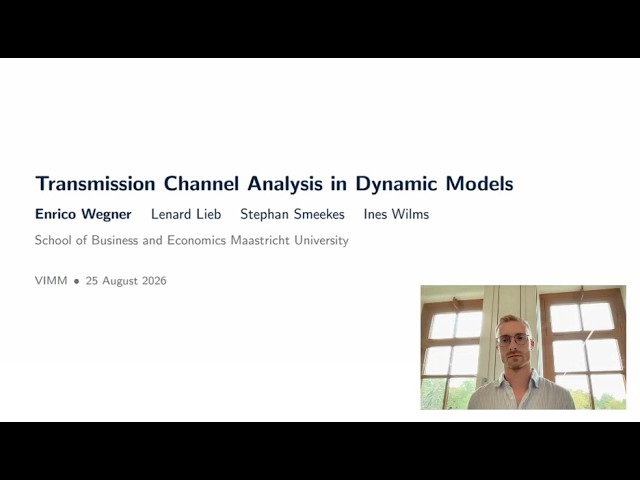 Enrico Wegner – Transmission channel analysis in dynamic models