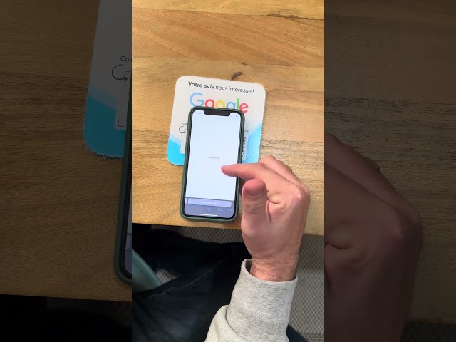 Ajouter sa fiche Google sur les plaque nfc - avis local