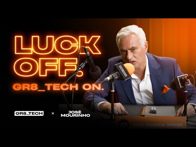 Champions don't rely on LUCK | José Mourinho × GR8_TECH
