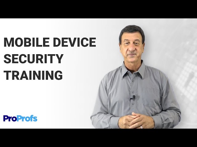 Mobile Device Security Training | Cybersecurity Awareness