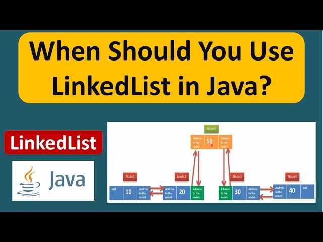 When Should You Use LinkedList in Java? | Java Collection Framework
