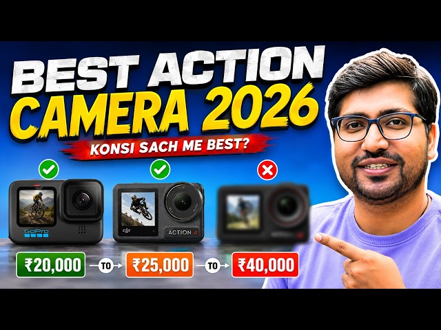 [TOP 3]🔥Best Action Camera 2026 📸 Best Action Camera Under 20000/30000/40000
