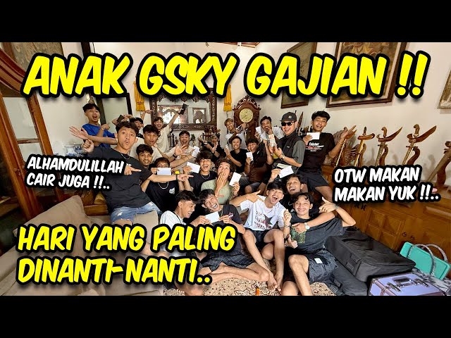 REAKSI ANAK GSKY SAAT GAJIAN !! Sampe tiba-tiba muncul ide arisan