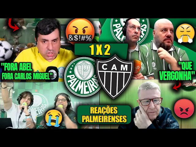 REAÇÕES dos PALMEIRENSES - PALMEIRAS 1X2 ATLÉTICO-MG - BRASILEIRÃO 2026 - REACT DERROTA FRUSTRANTE!