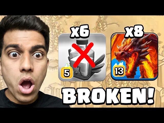 Easy Super Dragon Spam Army Without Spells in Clash of Clans