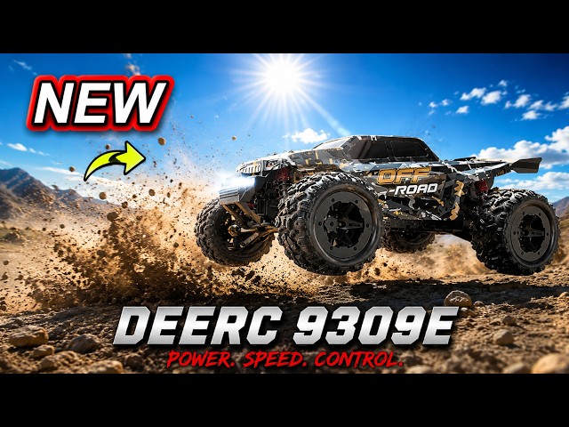 DEERC 9309E RC Car Review – Unboxing, Speed Test & Off-Road Fun (40KM/H 4WD)