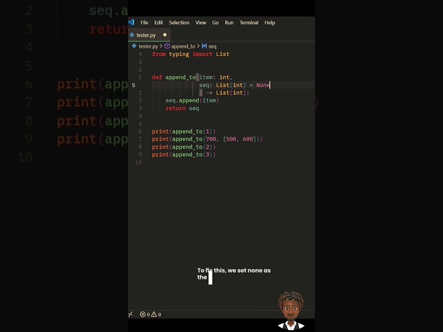 Python gotchas - mutable default arguments #coding #computerscience #python programming on