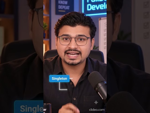 Singleton vs Scoped vs Transient in .NET — The Interview Question You MUST Know#csharp #systemdesign
