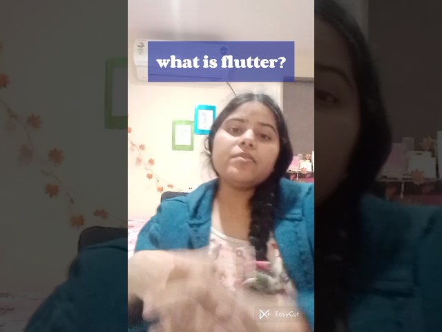 what is flutter? explain simply #flutter #flutterdeveloper #shorts #englishpractice #codding