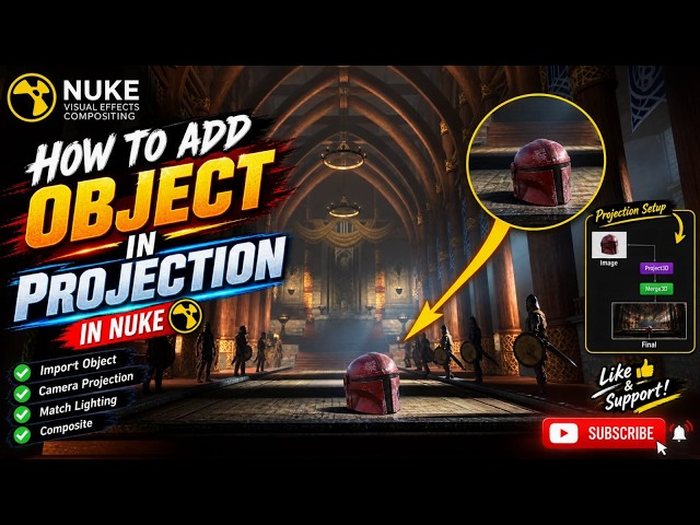 #Nuke #NukeTutorial #Compositing #VFX #3DProjection