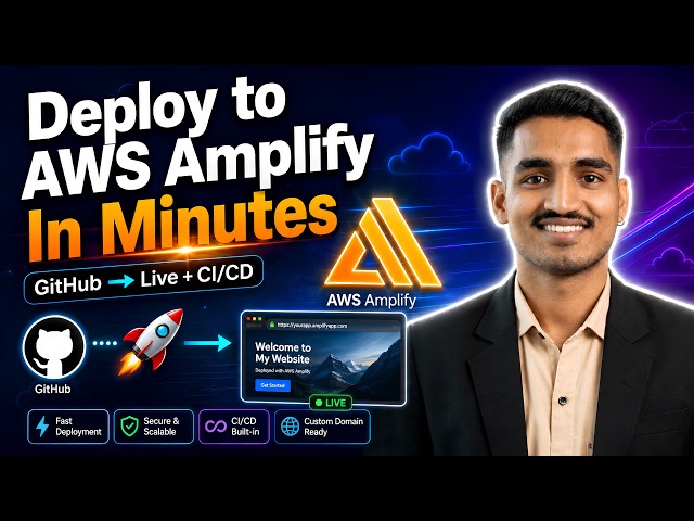 Deploy Any App to AWS Amplify in Minutes | GitHub to Live with CI/CD