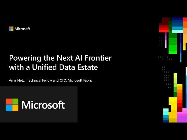 Powering the next AI frontier with a unified data platform