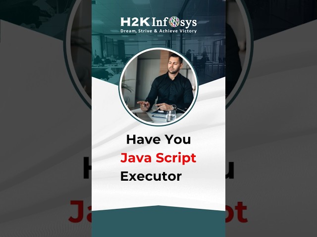 Have You JavaScript Executor ? | Selenium Interview Questions And Answers