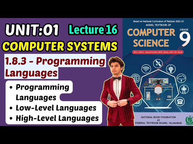 Programming Languages | Chapter 1 Computer Systems | Class 9 Computer Science Federal Board 2025 NBF