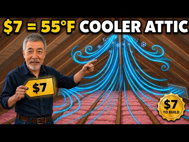 This $7 Japanese Fix Cools Your Attic by 55°F Forever (Save $2000 This Year)
