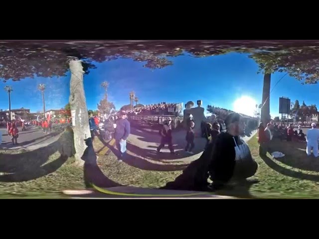Stanford Marching Band - 2016 Rose Bowl Parade - 360º Spherical Video