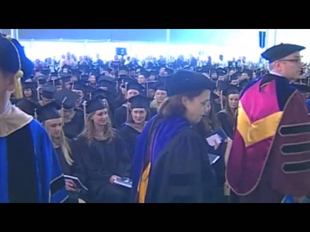 2013 Bentley Graduate Commencement: #1 Processional, Invocation, America the Beautiful