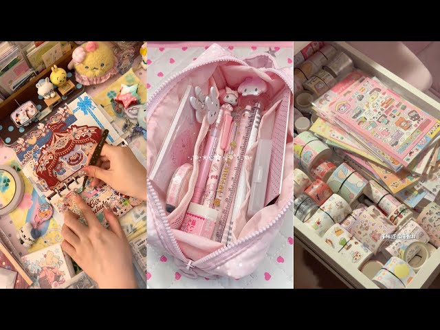 [ASMR Relaxing] Help you relax after stressful study hours Ep.66 🌸🌈🍒 Unboxing and desk setup