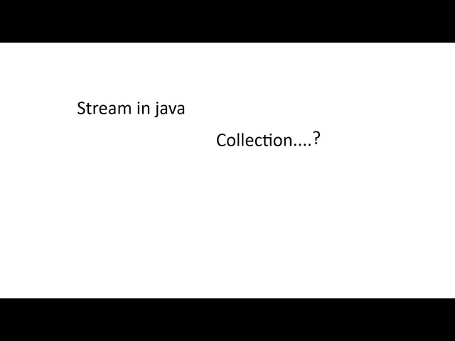 Stream  in java ft Outbound Knowledge #dayFour 4/365
