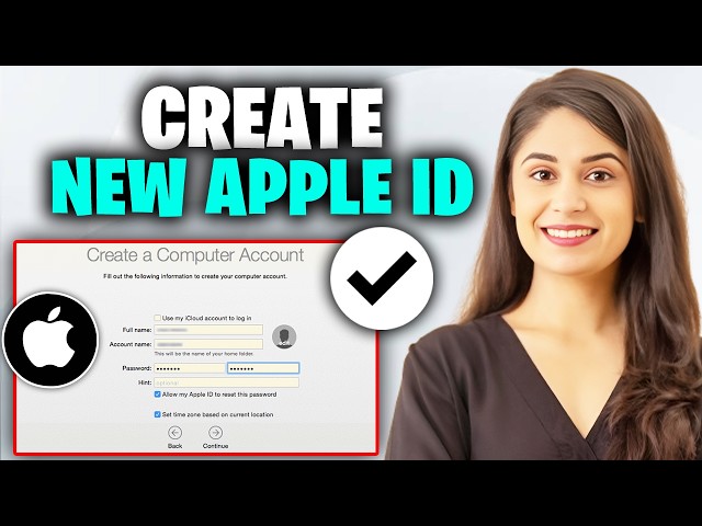 How Create a New Apple ID PC/Laptop - Full Guide