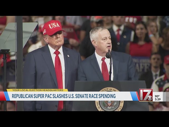 Republican super PAC cuts U.S. Senate race spending in NC