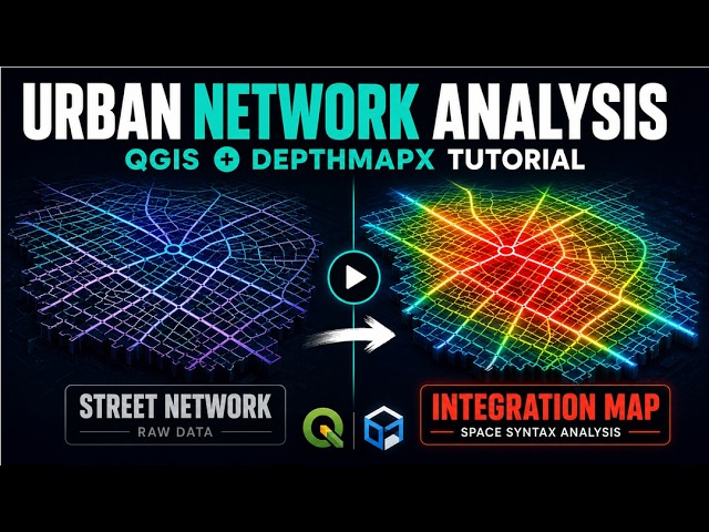 Space Syntax Analysis in QGIS & depthmapX