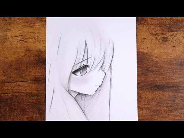 How to Draw cute Anime Girl | Easy Tutorial drawing step by step 