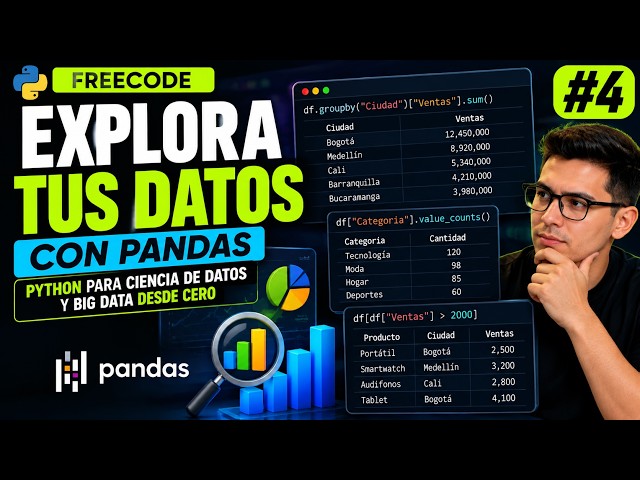 🔥 Aprende a EXPLORAR DATOS con Python y Pandas | Ciencia de Datos #4