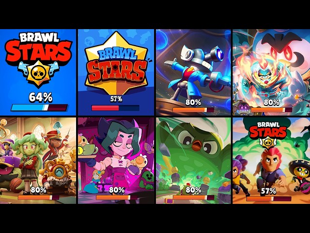 Loading Screen Evolution 2017 - 2026 | New Brawlers Cosmo & Vince in Brawl Stars