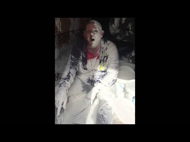 Painter Is Pissed Off And Covered In Paint || ViralHog