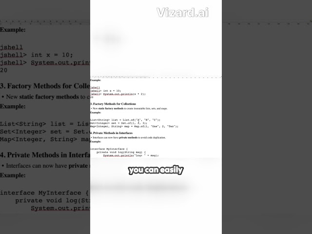 Java 9 Features 🚀 Create Immutable Collections with Factory Methods in 60s!