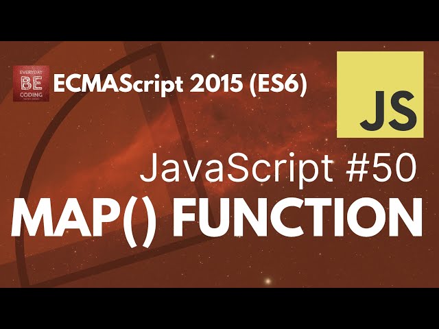 Map method in JavaScript | ECMAScript 5  -#50 @Everyday-Be-Coding