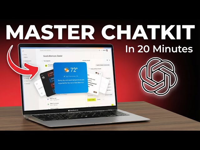 Integrate Full ChatGPT Experience Into Your Apps with ChatKit (20 Min Comprehensive Tutorial)