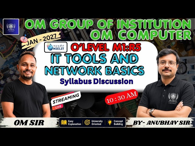 IT TOOLS AND NEWTWORK BASICS | SYLLABUS DISCUSSION