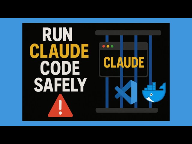 Step-by-Step: Run Claude Code SAFELY in a Dev Container (VS Code + Docker)