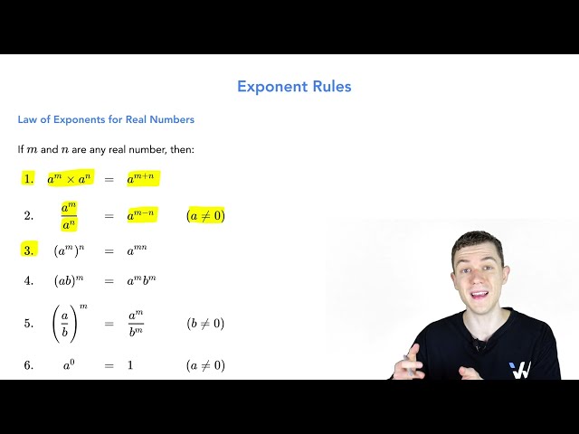 Exponent Rules Cheat Sheet | Grade 12 Math Simplified | Wizeprep