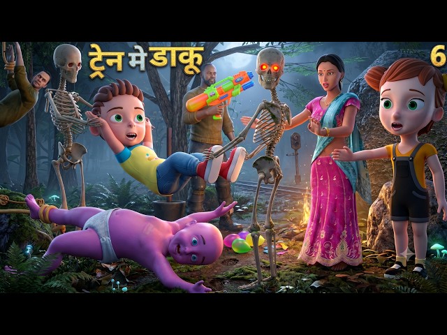ट्रेन मे डाकू 6 | Chintu Chinki | pagal beta | desi comedy video | cs bisht vines | joke of